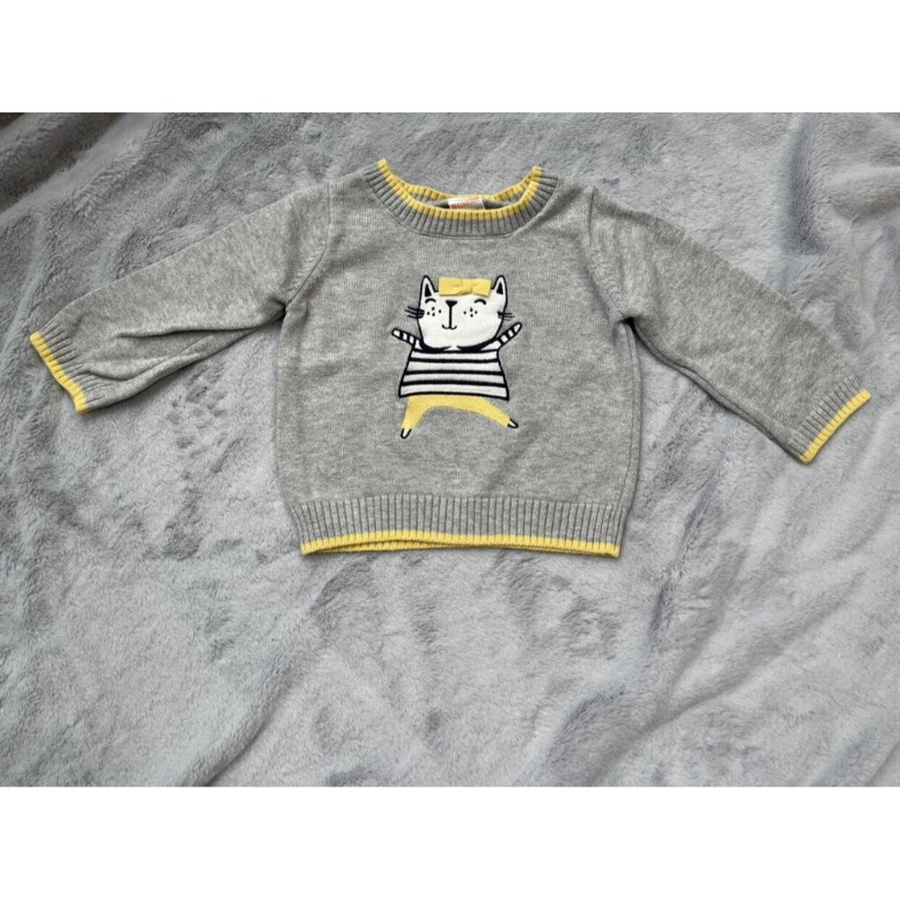 Gymboree Toddler Grey & Yellow Sweater